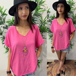 TOP+COLLIER J57 ROSE