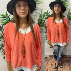 TOP+DEB+COLLIER YH106 CORAIL